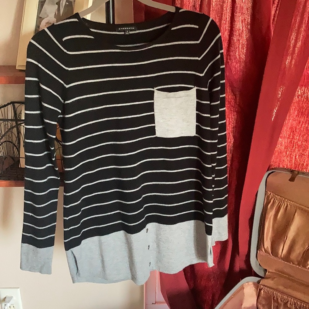 Striped Cozy Long Blouse